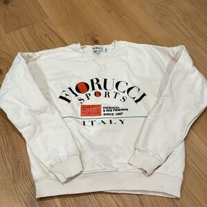 Fiorucci women’s sweatshirt cream size M